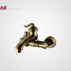 شیر دوش اسپیرال طلایی