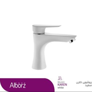 شیر روشویی کارن سفید برند البرزشیر روشویی کارن سفید – برند البرز  با شیر روشویی کارن سفید، سرویس بهداشتی‌تو خاص و مدرن کن! رنگ سفید مات، طراحی ساده و شیک، و کیفیت ساخت عالی، این شیر رو به انتخابی بی‌نقص برای فضاهای امروزی تبدیل کرده.  ویژگی‌ها:  رنگ سفید مات و ضد خش  طراحی مینیمال و چشم‌نواز  بدنه بادوام و مقاوم در برابر رطوبت  شیر نرم و بدون نشتی  نصب راحت با تمام قطعات موردنیاز   ترکیبی از زیبایی، دوام و کارایی، برای اونایی که به جزئیات اهمیت می‌دن!