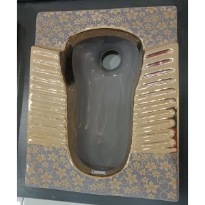 سنگ توالت ایرانی طوسی طلایی