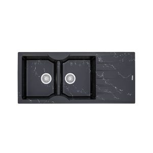 سینک مشکی رگه دار گرانیتی DEF PLUS