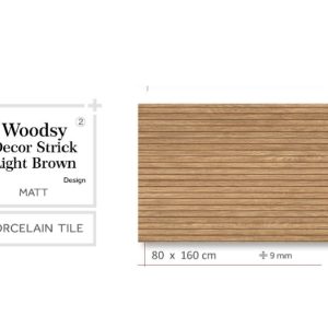 سرامیک دکور استریک وود قهوه ایی